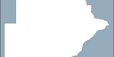 Mapa Botswana mapa, eskema
